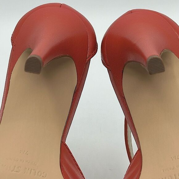 Colin Stuart Heels Size 7M Leather Stiletto  NWOT - Picture 11 of 15